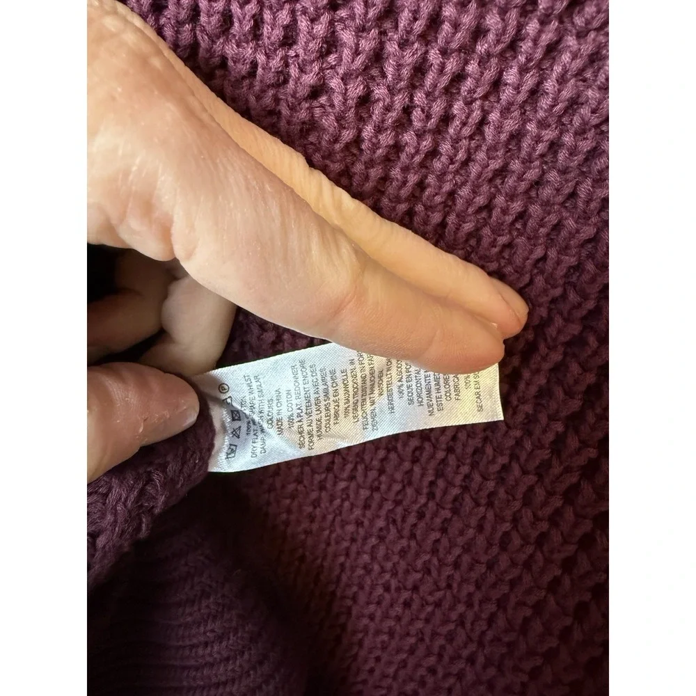 French‎ Connection Long Sleeve Crewneck Thick Sweater Maroon XL NWOT